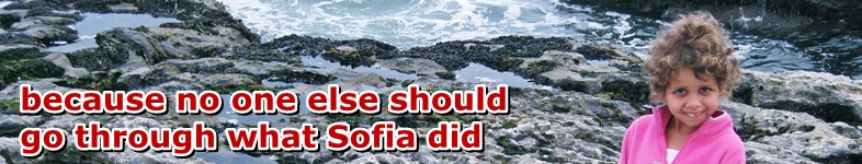 Sofia at the tidepools: because no one else should go through what Sofia did