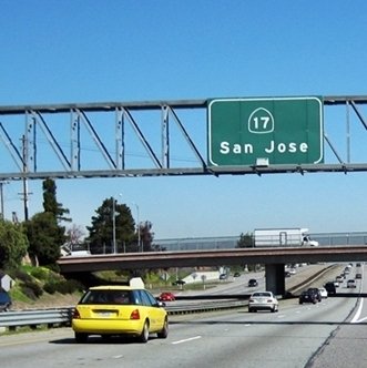 CLICK to continue on Highway 17 North at Highway 85