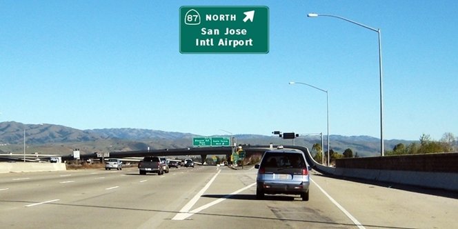 CLICK to continue: Exit onto H87 North off H85 South