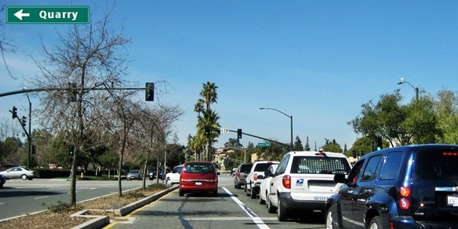 CLICK to continue: Left on Quarry from Arboretum