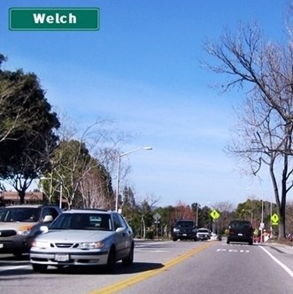 CLICK to continue on Welch Road at Stanford Barn