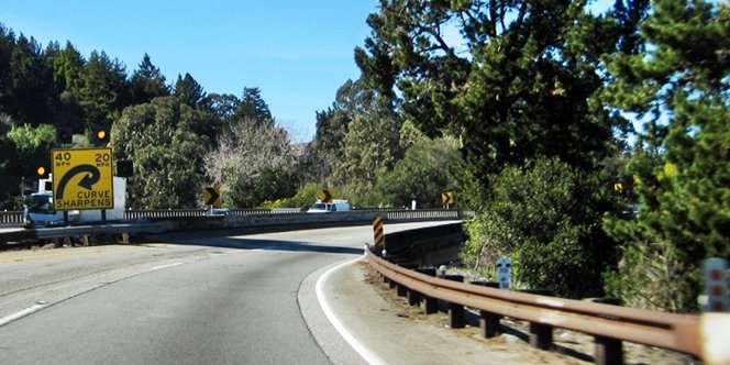 CLICK to continue: Highway 1 North at the Fish Hook