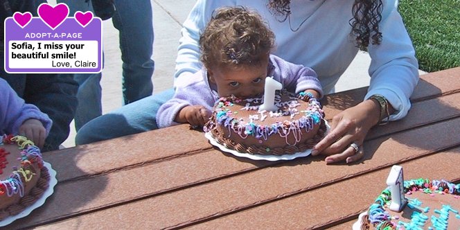 CLICK to continue: Sofia-on-cake action at Blueball park April 2002