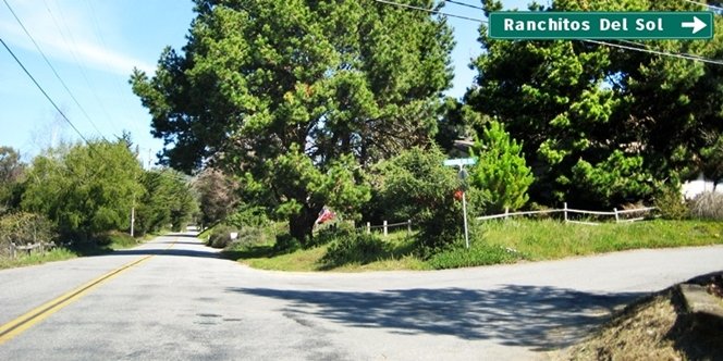 CLICK to continue: Right on Rancho Del Sol from Cox Road