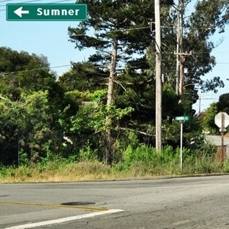 CLICK to go LEFT on Sumner from Rio Del Mar Blvd