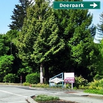 CLICK to go RIGHT into Deerpark Shopping Center from Rio Del Mar Blvd