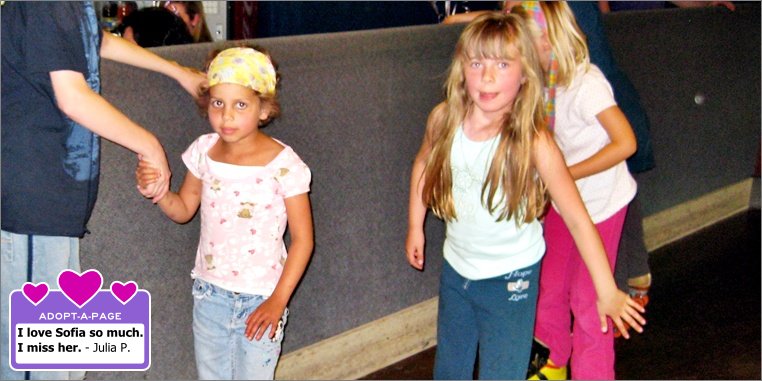 CLICK to continue: Sofia and friends roller skating