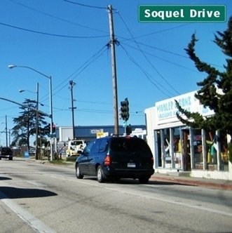 CLICK to continue on Soquel Drive at 41st Ave