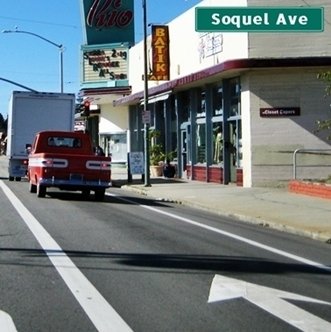 CLICK to continue on Soquel Ave at Seabright Ave