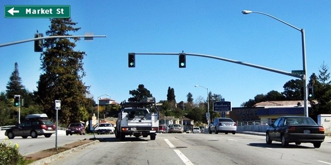 CLICK to continue: Left on Market Street from Water Street